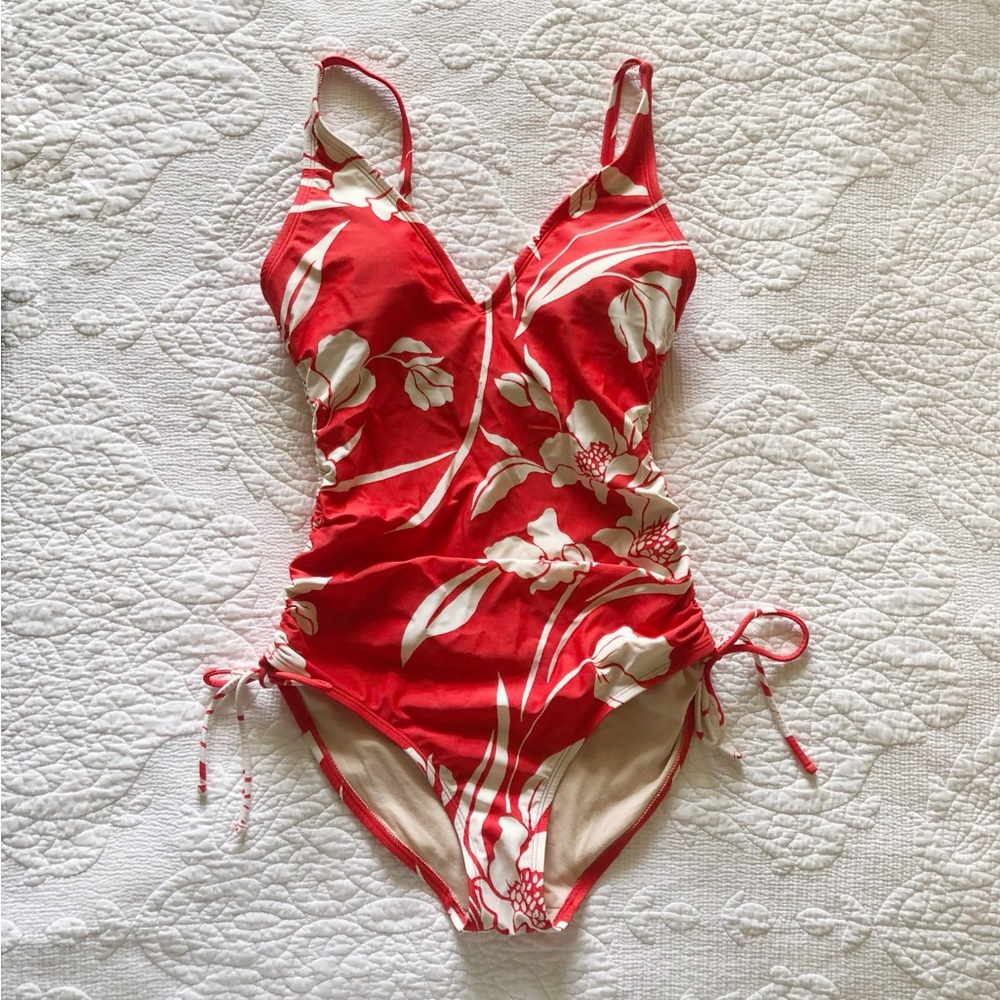 Kona Sol One Piece Floral Swimsuit